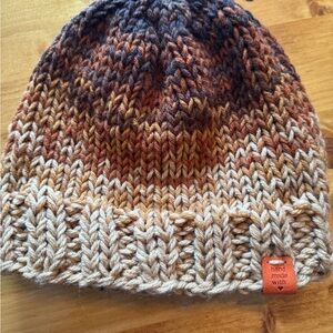 Handmade Multicolor Knit Beanie for Kids